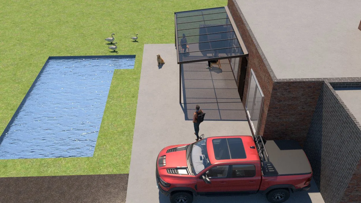 Render 3D de diseño a la medida: propuesta 1